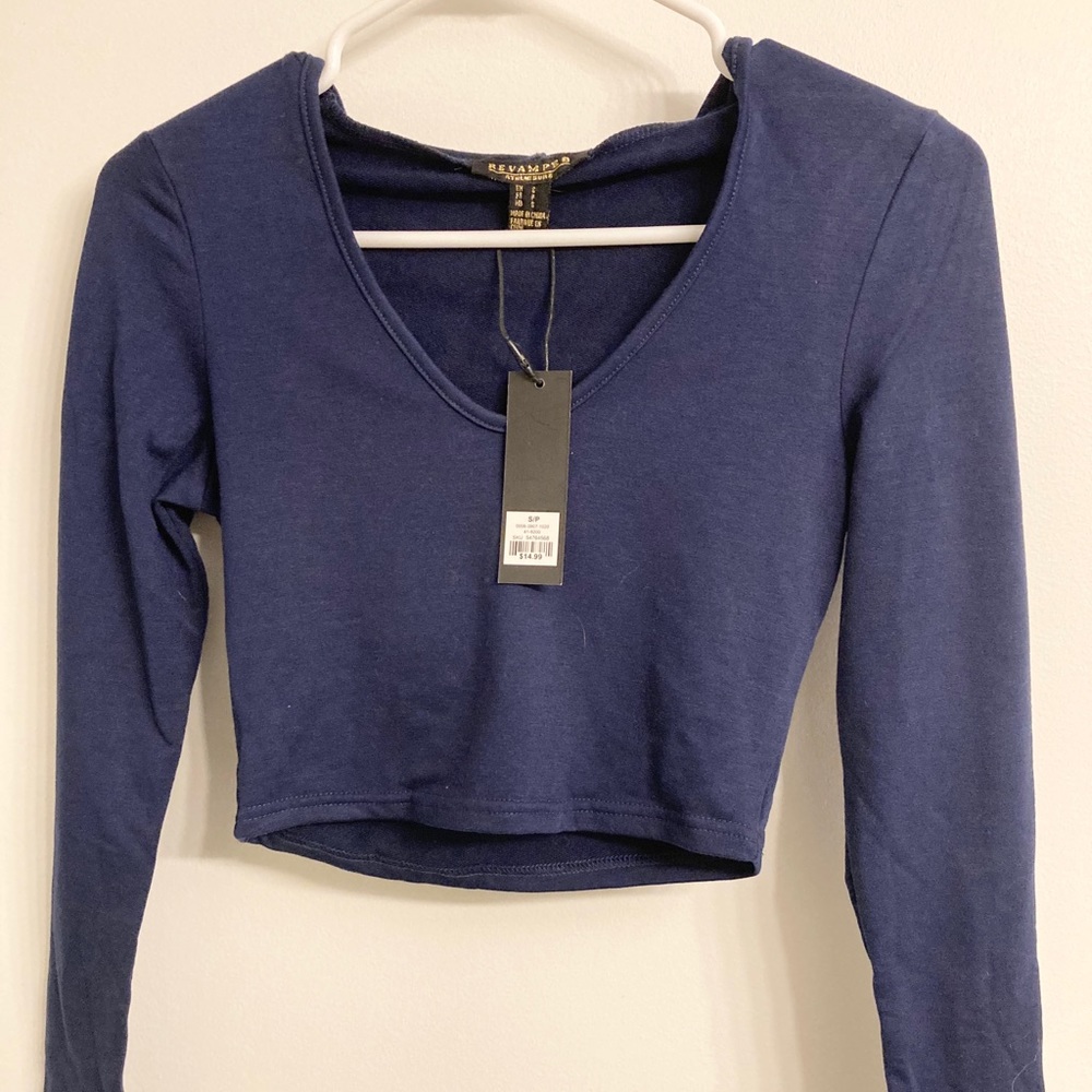 NEW long sleeve Crop top